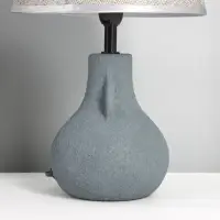 Лампа настольная RISALUX &laquo;Каламбур&raquo;, Е14, 40 Вт, тёмно-серая, 20&times;20&times;32 см