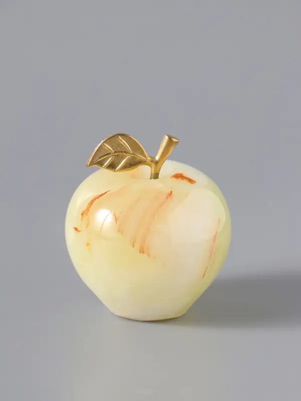 Сувенир &laquo;Яблоко&raquo;, 5 см, набор 4 шт, оникс