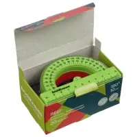 Транспортир 180&deg;, 10 см, ErichKrause Reef, МИКС