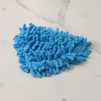 Насадка для окномойки, микрофибра букля, 14&times;17 см, синяя