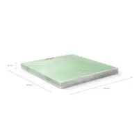 Тетрадь 12 листов в клетку ErichKrause «Классика», обложка мелованный картон, зелёная