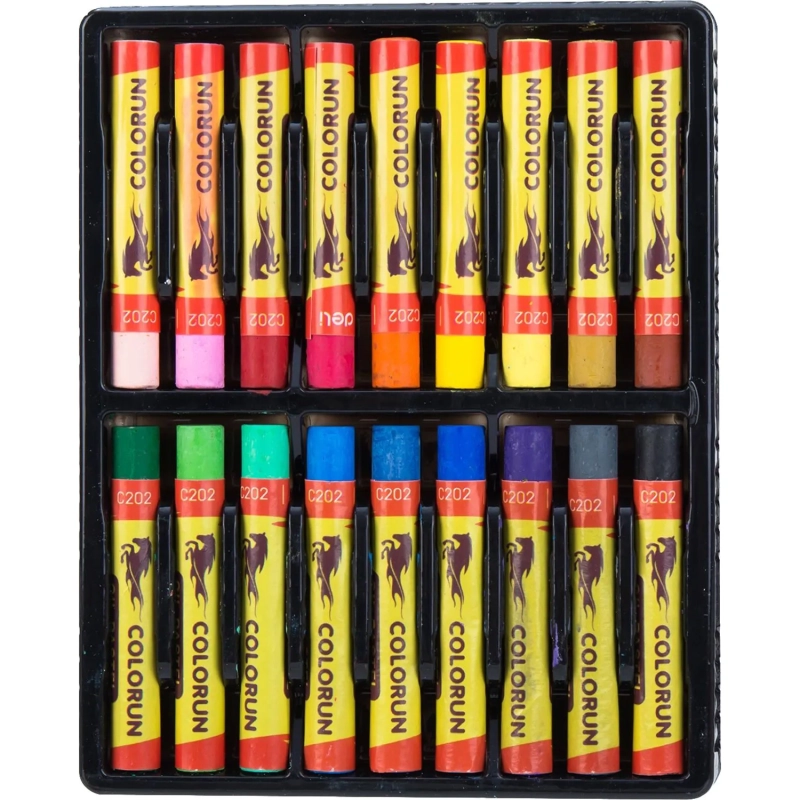 Пастель масляная Deli ColoRun 18 цв/наб EC20210