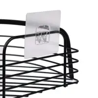 VETTA Полка настенная, угловая, металл, 30x22x9 см, черный