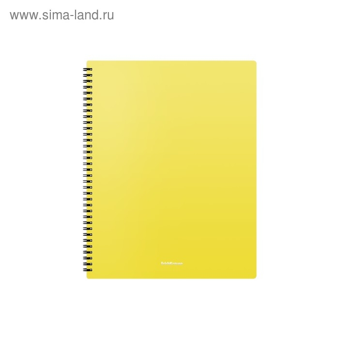 Папка с 20 вкладышами на спирали, А4, 600 мкм, ErichKrause Matt Neon, текстура Папка с 20 вкладышами на спирали, А4, 600 мкм, ErichKrause Matt Neon, текстура "песок", МИКС