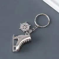 Брелок для ключей на кольце &laquo;Конёк со снежинкой&raquo;, металл под серебро, 3&times;3 см