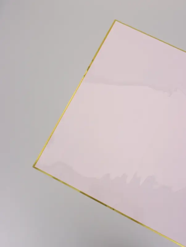 Пленка для цветов, &laquo;Кайма с тиснением&raquo;, розовая, 57&times;57 см