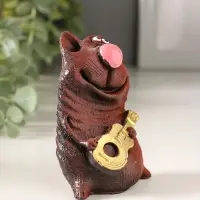 Сувенир Кот с гитарой,микс 8,5х5,5х4см