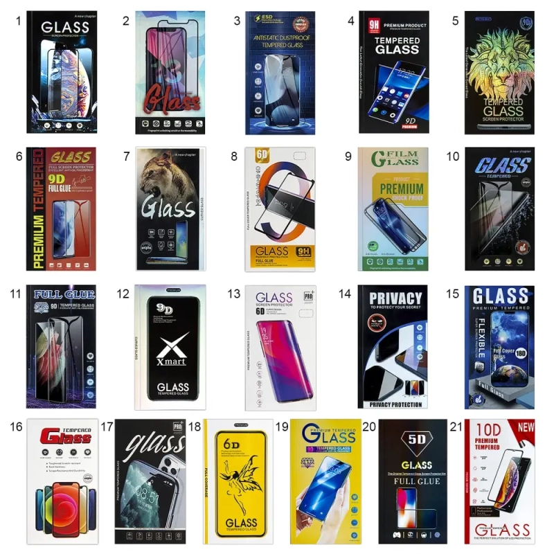 Упаковка для защитных стекол 3D/5D