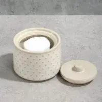 VETTA Емкость для ватных дисков и палочек "Point", керамика