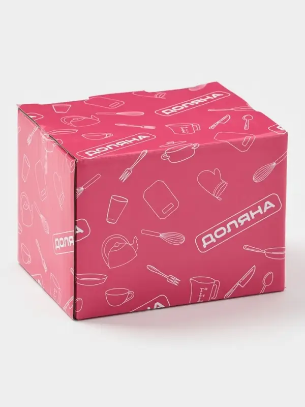 Набор соусников с ручкой Набор соусников с ручкой "Сковорода", 4 шт 10 х7 х2,2 см, цвет красный