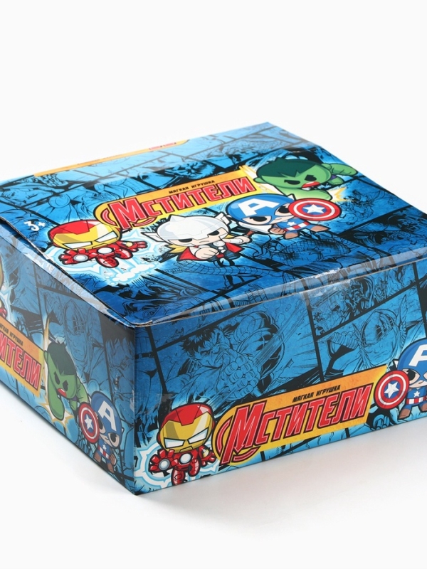 Мягкая игрушка  Мягкая игрушка "Avengers" Мстители, бокс микс