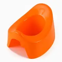 Горшок детский, оранжевый