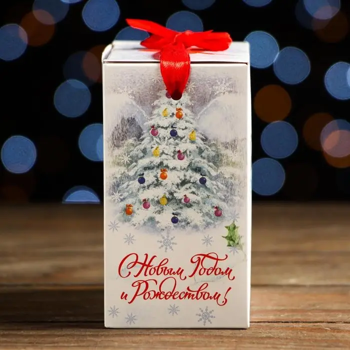 Подарочная коробка «Игрушка на елку», 11×6×11 см Подарочная коробка «Игрушка на елку», 11×6×11 см