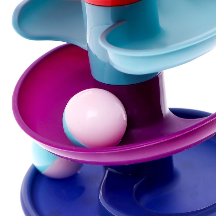 Развивающая пирамидка «Попади в корзину», 6 элементов, цвет МИКС Развивающая пирамидка «Попади в корзину», 6 элементов, цвет МИКС