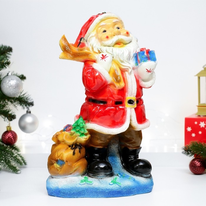 Копилка  Копилка "Дед мороз малый" красный 21х34см