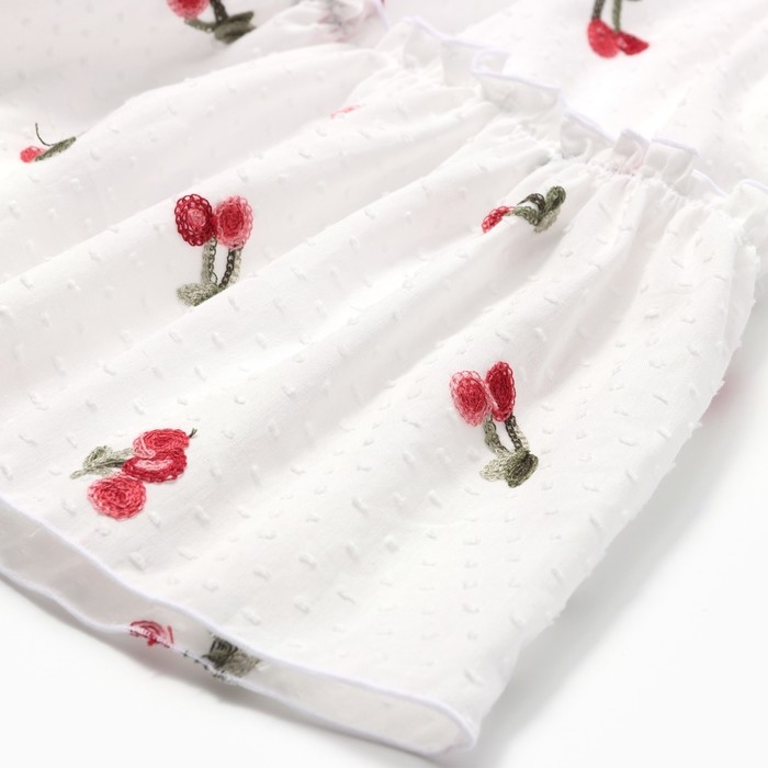 Сарафан для девочки MINAKU, цвет белый, рост 104 см Сарафан для девочки MINAKU, цвет белый, рост 104 см