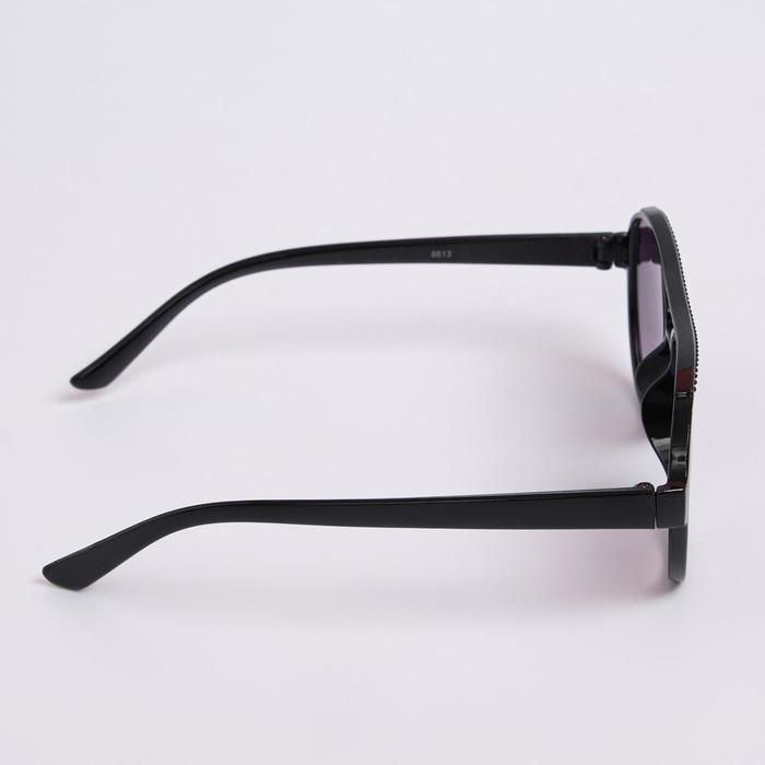 Очки солнцезащитные OneSun, UV 400, линза 5.5×6 см, дужка 14 см, ширина 14 см, чёрные