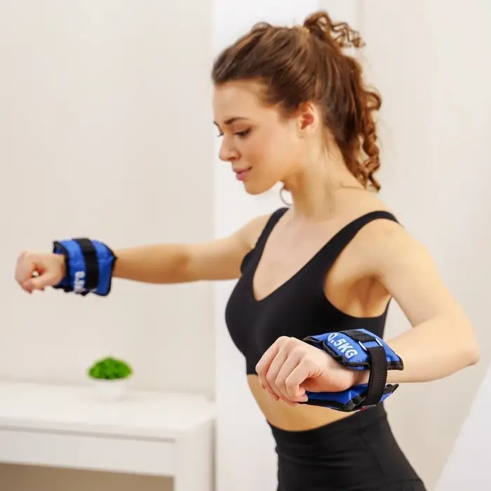 Утяжелители ONLYTOP, 2 шт. &times; 0.5 кг, цвет синий