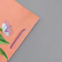 Пакет подарочный "Цветы эмоций" ламинированный 26 х 12 х 32 см