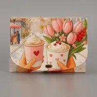 Подарочная коробка сборная "Тепло",  16,5 х 11, 5 х 5 см