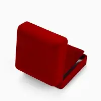 Футляр бархатный под браслет и часы &laquo;Классика&raquo;, 9&times;9&times;5.5 см, красный