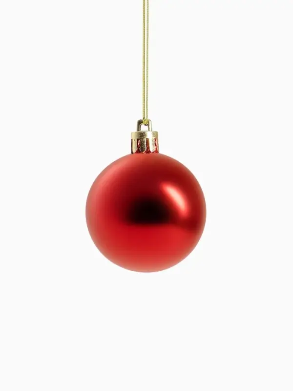 Ёлочные шары &laquo;Новогодний набор&raquo;, с верхушкой, 21 шт. (20 шаров d=6 см, верхушка), красные