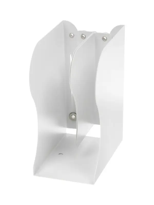 Подставка для книг раздвижная 3 отделения, металл, белая