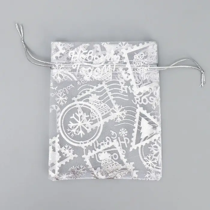 Мешочек подарочный органза «С любовью», 10 х 12 см +/- 1.5 см Мешочек подарочный органза «С любовью», 10 х 12 см +/- 1.5 см