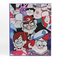 Алмазная вышивка с полным заполнением &laquo;Гравити Фолз&raquo;, на раме, 40&times;50 см