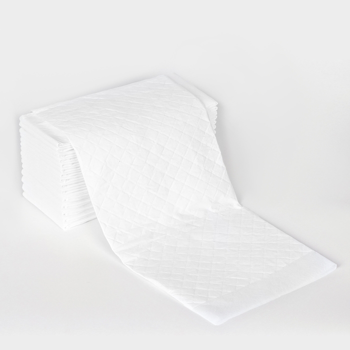 Пелёнки одноразовые впитывающие для детей, размер 60x90, 5 слоев, 30 шт., Крошка Я Пелёнки одноразовые впитывающие для детей, размер 60x90, 5 слоев, 30 шт., Крошка Я