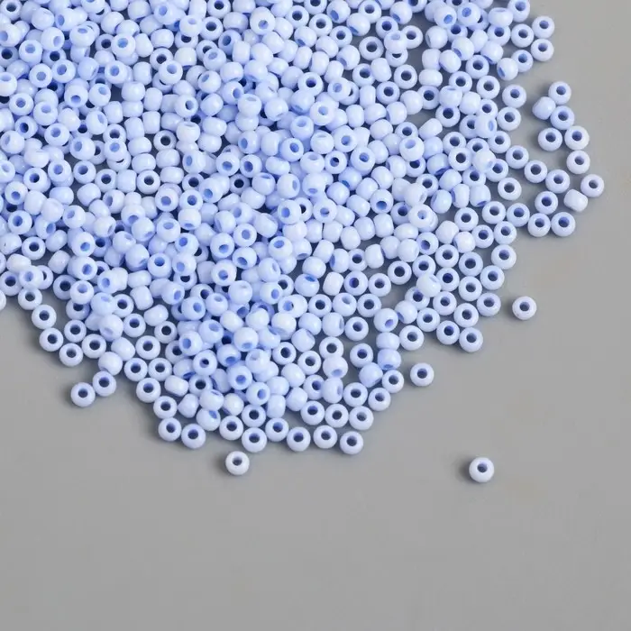 Бисер стекло 15/0  Бисер стекло 15/0 "Маршмеллоу. Матовый. Сирень" 10 гр