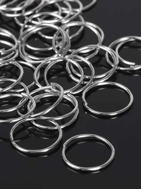 Кольцо соединительное &laquo;СМ-1002&raquo;, 0.9&times;14 мм, набор 50 г, &plusmn; 235 шт. цвет серебро