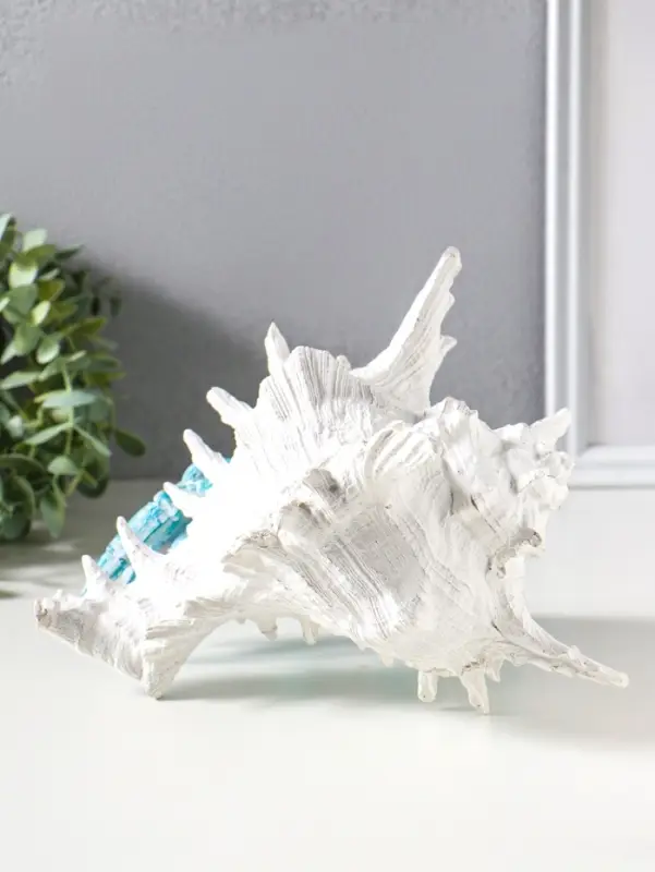 Фигура полистоун &laquo;Коралловый риф. Краб в ракушке&raquo;, 23.5&times;23.5&times;17.8 см