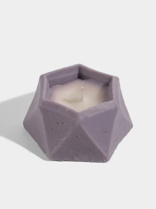 Свеча шестиугольная, 6&times;6&times;3 см, соевый воск