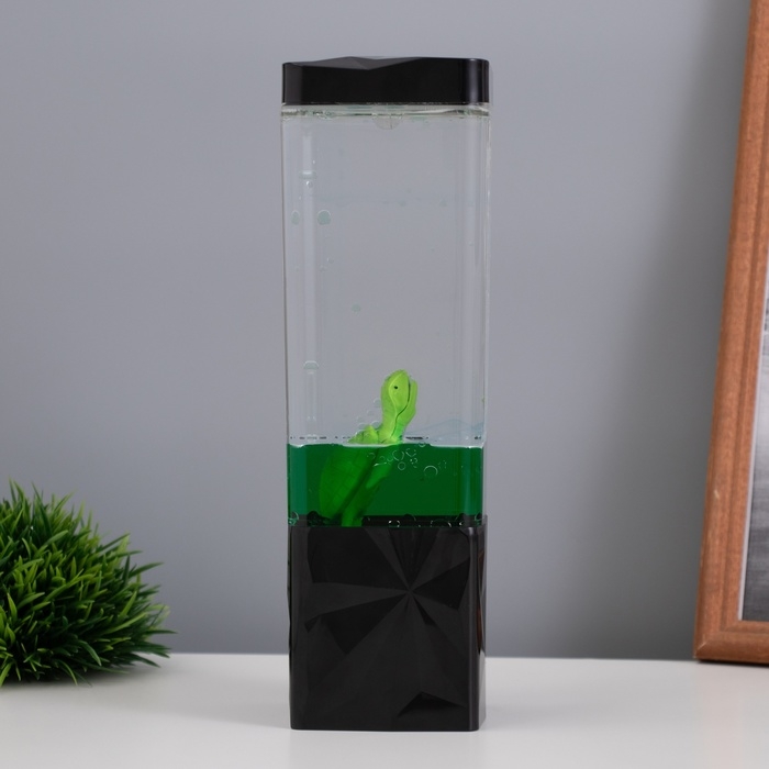 Лава лампа «Черепаха» LED 3хААА, USB зеленый 7х7х23см Лава лампа «Черепаха» LED 3хААА, USB зеленый 7х7х23см