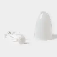 Форма для пончиков Доляна, 10&times;19 см, белая