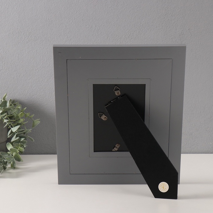 Фоторамка массив сосны 10х15 см "Плетёный кант эко" 2х25х30,6 см