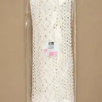 Кружево вязаное, 50 мм, 10&plusmn;1 м, белое