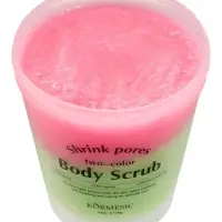 Двухцветный скраб для тела с эффектом сужения пор и экстрактом зеленого чая, 250 г