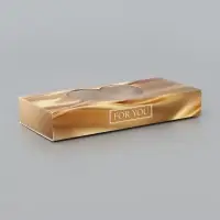 Коробка складная для 10 конфет &laquo;Тебе с любовью&raquo;, 9.8&times;22&times;3.5 см