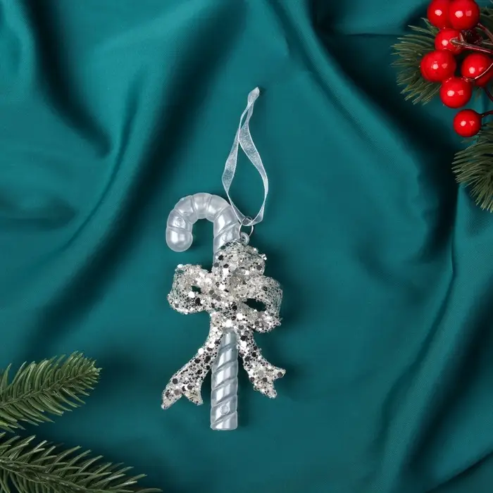 Ёлочная игрушка &laquo;Зимнее волшебство. Волшебная палочка&raquo;, 11&times;5 см, прозрачный