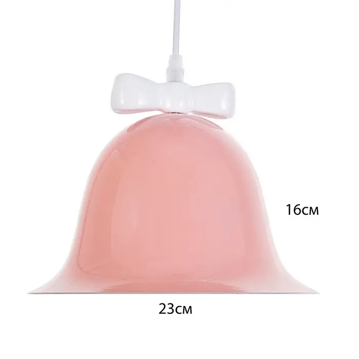 Светильник &laquo;Микки&raquo; Е27 40 Вт розовый белый 23&times;23&times;19-119 см BayerLux