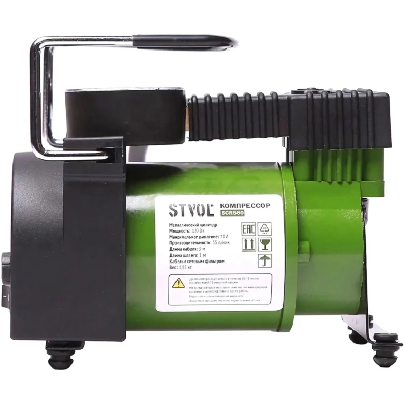 Компрессор автомобильный STVOL SCR580 35л/мин, 10A