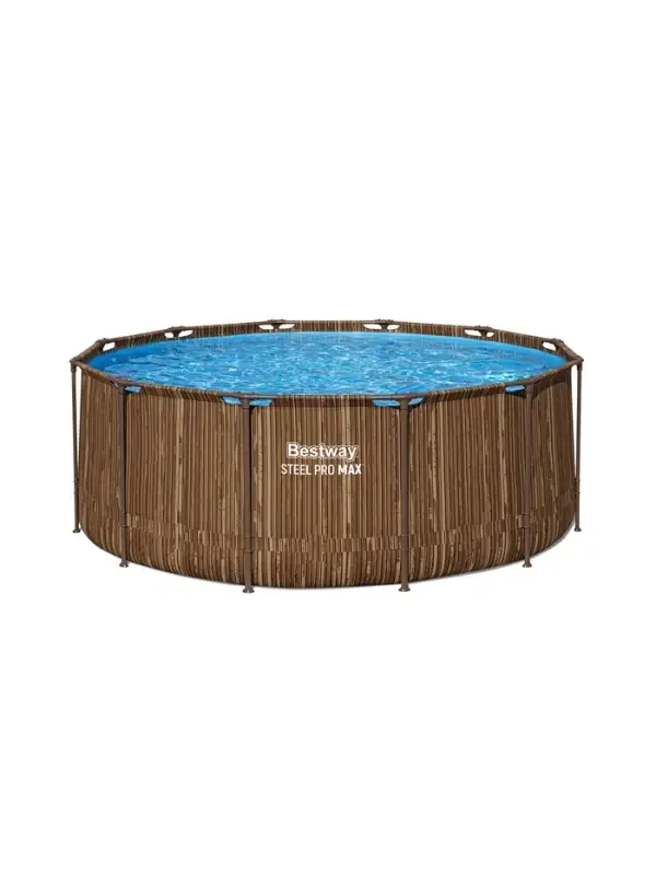 Бассейн каркасный Steel Pro Max, 366&times;122 см, круглый, цвет рейка, 561VN Bestway