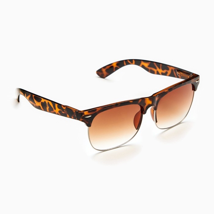 Очки солнцезащитные Очки солнцезащитные "OneSun", uv 400, дужка 14.7 см, ширина 14.5 см, линза 4.5х5.7 см, флекс