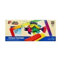Пластилин 12 цветов 240 г &laquo;Школа творчества&raquo;