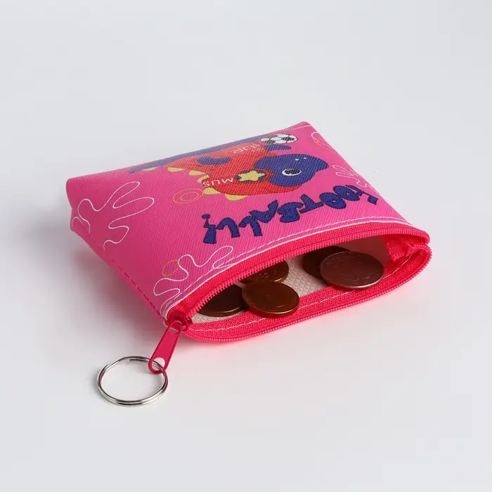 Кошелёк детский &laquo;Динозаврики&raquo;, монетница, на молнии, Выбражулька, МИКС