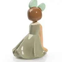 Фигурка декоративная &laquo;Малышка с большим бантом&raquo;, 6.5&times;9&times;13.5 см