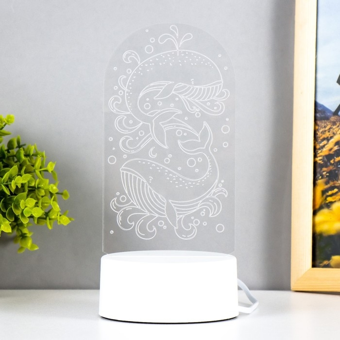 Светильник Светильник "Кит" LED белый 8,5х9,5х16 см RISALUX