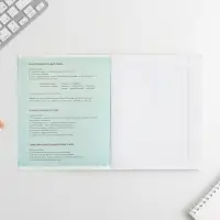 Тетрадь в линейку, предметная, 48 л.,на скрепке, А5 «ШРИФТЫ. Русский язык»